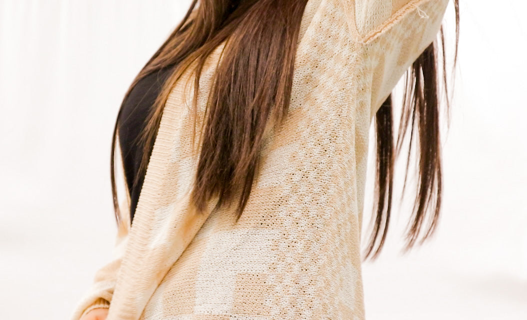 Patience Colorblock Sheer Cardigan